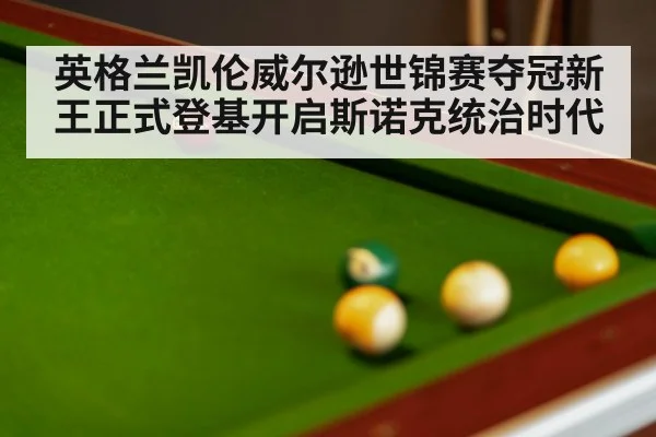 snooker final match